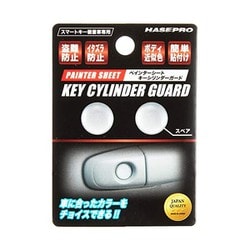 PKE1S [ペインターシート キーシリンダーガード 2個セット メタリックシルバー]