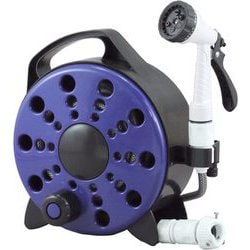 ハンディー プチリール ネットホース 内径 約7mm 長さ 約15m プレミアムブルー HDP-F152RT