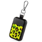 KEYWI TWO ワイヤレスモバイルバッテリー 1000mAh Neon Yellow Leopard KW-212