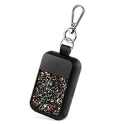 KEYWI Premium ワイヤレスモバイルバッテリー 1000mAh BLACK GLITTER KW-307