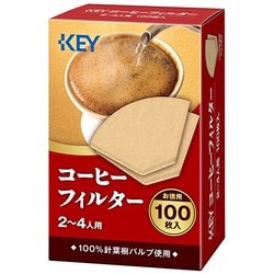 コーヒーフィルター 2-4人用 箱入り 100枚