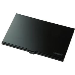 アルミカードケース SDカード2枚 microSD4枚収納 ブラック MCC-2202BK