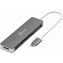 USB-C スリム 6in1 マルチアダプター JCD353