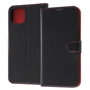 RT-P38ELC1/BR [iPhone 14 Plus用 手帳型ケース ブラック レッド]