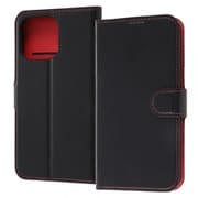 RT-P39ELC1/BR [iPhone 14 Pro MAX用 手帳型ケース ブラック レッド]