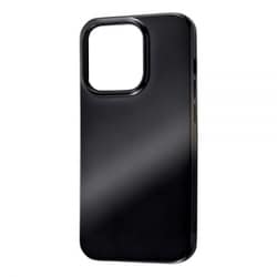 IN-P37HT2M/BM [iPhone 14 Pro用 ケース MIRROR ブラック]