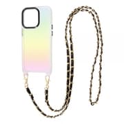 IS-P37STC1/ARMCB [iPhone 14 Pro用 ケース ショルダーストラップ付 ブラック]