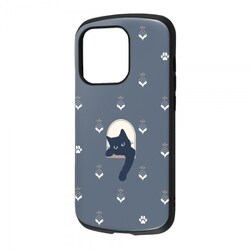 IN-CP37AC4/NK3 [iPhone 14 Pro用 ケース MiA-c ネコ ネイビー]