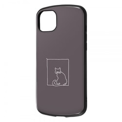 IN-CP38AC4/NK1 [iPhone 14 Plus用 ケース MiA-c ネコ グレー]