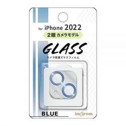 IN-P3638FG/CAMA [iPhone 14/14 Plus用 カメラガラスフィルム ブルー]