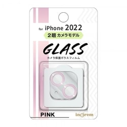 IN-P3638FG/CAMP [iPhone 14/14 Plus用 カメラガラスフィルム ピンク]