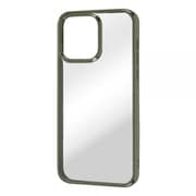 IN-P39HT2/OVM [iPhone 14 Pro MAX用 ケース META Frame オリーブ]
