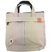 250-3053 ベージュ [KANGOL（カンゴール） 2WAY トートバッグ ヘルメットバッグ ショルダーバッグ レザータグ アイレット Garside 軽量 多機能]