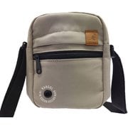 250-3055 ベージユ [KANGOL（カンゴール） ショルダーバック Garside 軽量 多機能 レザータグ アイレット タテ型]