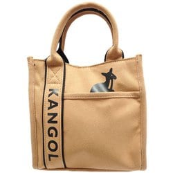 250-1495 チャ [KANGOL（カンゴール） トートバック ショルダーバック HEAD（ヘッド）  ユニセックス 軽量 肩掛け 斜め掛け コットン]