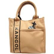250-1495 チャ [KANGOL（カンゴール） トートバック ショルダーバック HEAD（ヘッド）  ユニセックス 軽量 肩掛け 斜め掛け コットン]