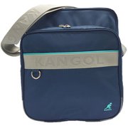 250-1020 ターコイズ [KANGOL（カンゴール） スクールショルダー 軽量多機能 KANGOLロゴ刺繍 タテ型 ショルダーバッグ ファスナー開閉]