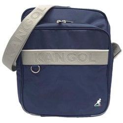 250-1020 マルチ [KANGOL（カンゴール） スクールショルダー 軽量多機能 KANGOLロゴ刺繍 タテ型 ショルダーバッグ ファスナー開閉]