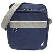 250-1020 マルチ [KANGOL（カンゴール） スクールショルダー 軽量多機能 KANGOLロゴ刺繍 タテ型 ショルダーバッグ ファスナー開閉]