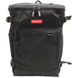 250-1291 アカ [KANGOL（カンゴール） リュック バックパック スクエアー Alterna 軽量 多機能 大容量 25L ボックスロゴ 刺繍 抗菌 B4 モバイル収納]