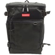 250-1291 アカ [KANGOL（カンゴール） リュック バックパック スクエアー Alterna 軽量 多機能 大容量 25L ボックスロゴ 刺繍 抗菌 B4 モバイル収納]