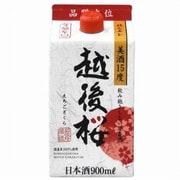 越後桜 パック 15度 900ml [日本酒]