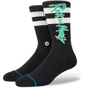RICK AND MORTY A556C22RIC BLACK Lサイズ(25.5-29cm) [アウトドア ソックス ユニセックス]