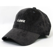 HT33-BR [LBWK コーデュロイ ロゴ キャップ Charcoal]