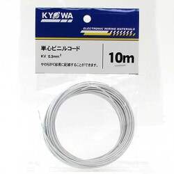 0.3KV-WH L-10 [電子・通信機器用ビニル電線]