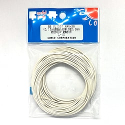 UL1007AWG26 L-10 WH [耐熱絶縁ビニル電線]