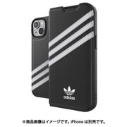 iPhone 14用 ケース OR Booklet Case PU FW22 black/white 50195