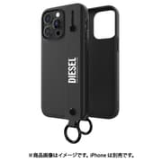 iPhone 14 Pro Max用 ケース Leather Handstrap Case FW22 black/white 50286
