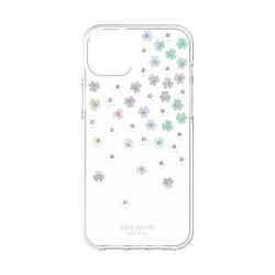 iPhone 14 Plus用 ケース Protective Hardshell Scattered Flowers/Iridescent KSIPH-224-SFIRC