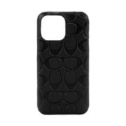 iPhone 14 Pro Max用 ケース Slim Wrap Pebbled Black CIPH-133-BLKEB