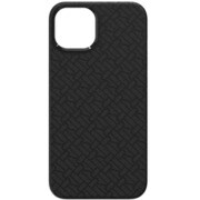 50474 [iPhone 14用 ケース Black Vegan Leather]