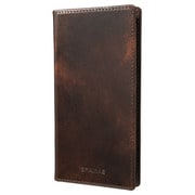 GBCMC-IP20DBR [iPhone 14 Pro用 ケース G-FOLIO ミュージアムカーフレザー フォリオケース ダークブラウン]