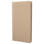 GBCSC-IP19GRG [iPhone 14用 G-FOLIO シュランケンカーフレザー フォリオケース グレージュ]