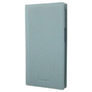 GBCSC-IP20BBL [iPhone 14 Pro用 ケース G-FOLIO シュランケンカーフレザー フォリオケース ベイビーブルー]