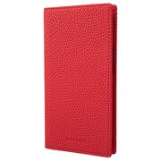 GBCSC-IP20RED [iPhone 14 Pro用 ケース G-FOLIO シュランケンカーフレザー フォリオケース レッド]