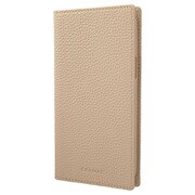 GBCSC-IP22GRG [iPhone 14 Pro Max用 G-FOLIO シュランケンカーフレザー フォリオケース グレージュ]