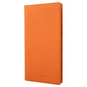 GBCSC-IP22ORG [iPhone 14 Pro Max用 G-FOLIO シュランケンカーフレザー フォリオケース オレンジ]