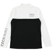 CECIL CGF2104LTWH1 [バイカラー モックネックLS]