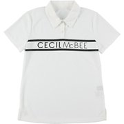 CECIL CGF2105PLWH1 [ラインロゴ ポロシャツSS]