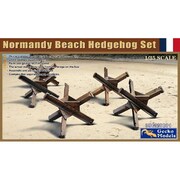 35GM0081 1/35 ノルマンディービーチ防衛 ヘッジホッグセット 5個 [組立式プラスチックモデル]