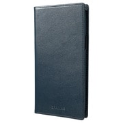 GBCIG-IP22NVY [iPhone 14 Pro Max用 G-FOLIO イタリアンジェニュインレザー フォリオケース ネイビー]