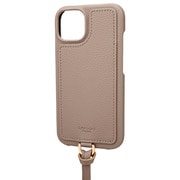 CSSSH-IP19TPE [iPhone 14用 Shrink PUレザー ショルダーストラップケース トープ]