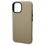 CHCRB-IP19KHK [iPhone 14用 Rib ハイブリッドケース カーキ]