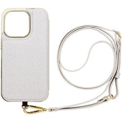 ML-CSIP22MP-2CBWS [iPhone 14 Pro用 ケース Cross Body Case Duo white silver]