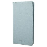 CBCSF-IP20BGY [iPhone 14 Pro用 G-FOLIO サフィアーノ PUレザー フォリオケース ブルーグレー]
