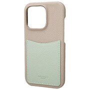 CSCSH-IP20SMT [iPhone 14 Pro用 Shrink PUレザーケース サンド/ミント]